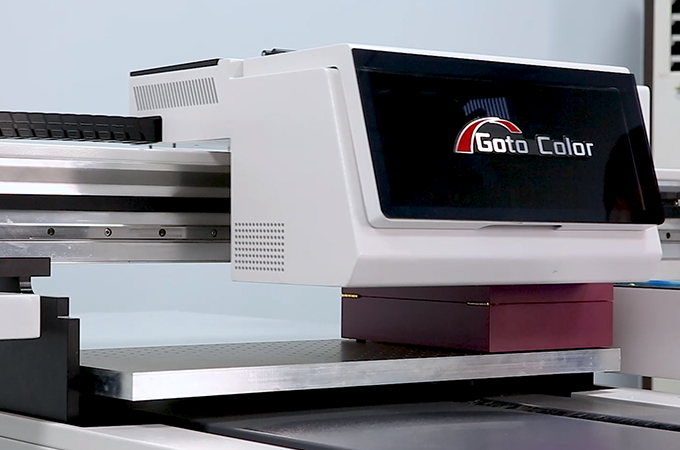GT-6090UV Flat bed UV printer with cylinder